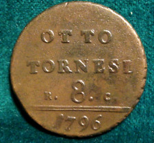REGNO DI NAPOLI FERDINANDO IV 8 TORNESI 1796