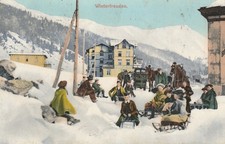 Cartolina animata viaggiata - Svizzera - 1917