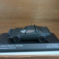 Minichamps Kyosho 1/43 Lancia Stratos Omologazione Black Limited Edition 1536