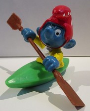 350-PUFFI-SUPER PUFFO KAYAK-4.0502-W.GERMANY © PEYO SCHLEICH Ⓢ SENZA NUMERO