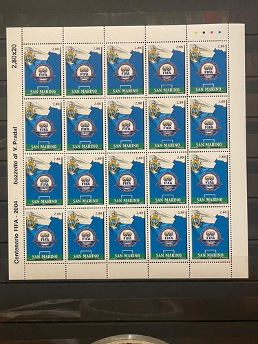 San marino 2004 - 2004, minifoglio