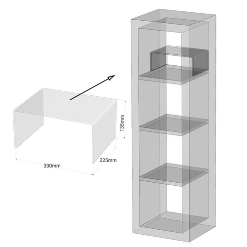 Scaffali espositore per ikea - espositore,
