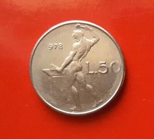 50 LIRE 1978 ERRORE - SENZA R E SENZA 1 DELLA DATA [A485]