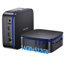 Blackview MP60 Mini Desktop PC Windows 11Pro 16GB DDR4 512GB M.2 SSD Intel N150