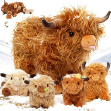 Peluche Mucca Highland Con