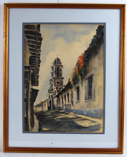 Acquerello vintage anni - , 70