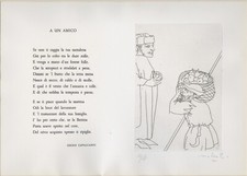 MATTIOLI CARLO - A UN AMICO - GUIDO CAVALCANTI -  EDIZIONE  FOGOLA 1966