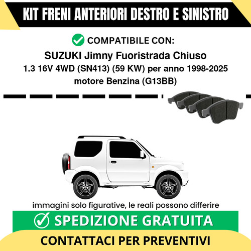Pastiglie freno anteriori per - pastiglie,