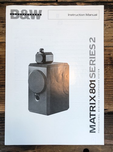 Bowers wilkins matrix 801 - bowers,