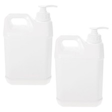  2 bottiglie di plastica con