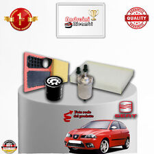 KIT TAGLIANDO 4 FILTRI SEAT IBIZA IV 1.4 16V 63KW 86CV DAL 2006 -> 2009