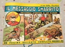 NUOVA COLLANA SMERALDO # 7-LONE RANGER-IL MESSAGGIO SMARRITO-NERBINI-1948