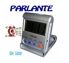 Sveglia Digitale Parlante (Italiano) Allarme, Da Tavolo/Comodino