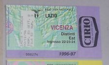 1996 1997 LAZIO VICENZA 0-2 BIGLIETTO 3 NOVEMBRE 96 DISTINTI EST SERIE A FIGC