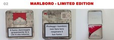 Marlboro limited edition pacchetto sigarette metallo logo colore rosso - 02