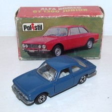 RARO Polistil RJ45 Alfa Romeo Giulia GT 1300 Junior in blu come nuovo con scatola originale