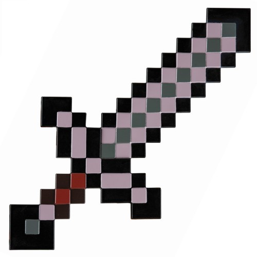 Minecraft spada nera - nera, di