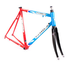 TELAIO PINARELLO GALILEO VINTAGE 54 55 LEGA ALLUMINIO BICI DA STRADA CARBON F...