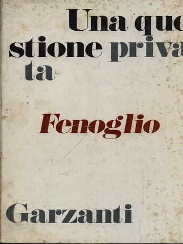 Una questione privata fenoglio - privata,