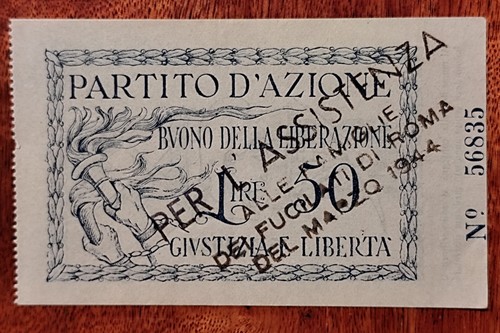 Buono liberazione lire - liberazione,