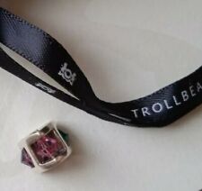 "TROLLBEADS" CHARM A TRIANGOLO PIRAMIDE ARGENTO E PIETRE COLORATE? BELLISSIMO! 