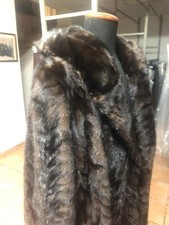 PELLICCIA VISONE TAGLIA OVER 54/56 IN OTTIME CONDIZIONI, LAVORAZIONE ARTIGIANALE