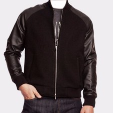 Giacca uomo nera Varsity