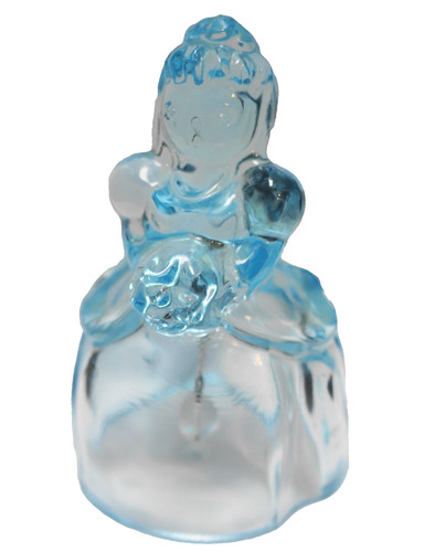 Campanella vetro blu - vetro,