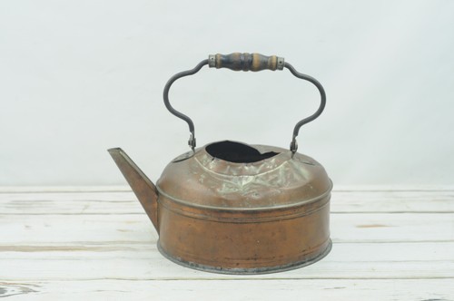 Teiera rame vintage antica - in,