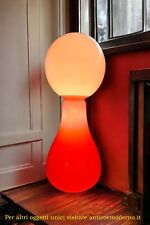 Lampada da terra "Birillo" in vetro con doppia illuminazione "Rarissima"