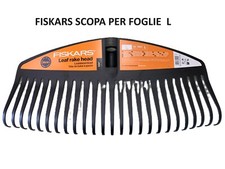 FISKARS RICAMBIO TESTA SCOPA SOLID L RASTRELLO FOGLIE ULTIMO MODELLO 135014