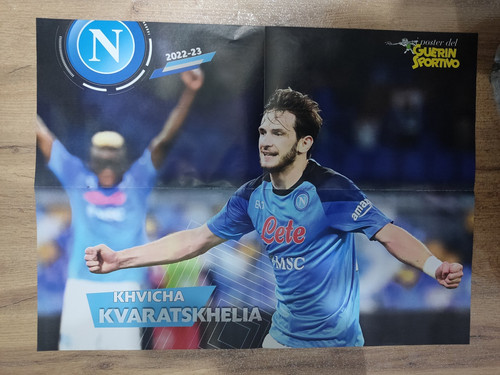 Poster napoli khvicha - napoli,
