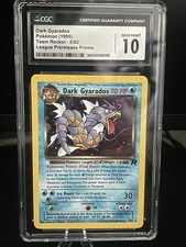 1999 POKEMON TEAM ROCKET - LEAGUE PRERELEASE PROMO DARK GYARADOS CGC 10 GEM MINT