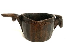 Antica ciotola legno albero