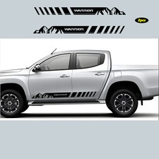 Per Mitsubishi Warrior L200 strisce laterali set grafica adesivi decalcomanie TRITON 4x4