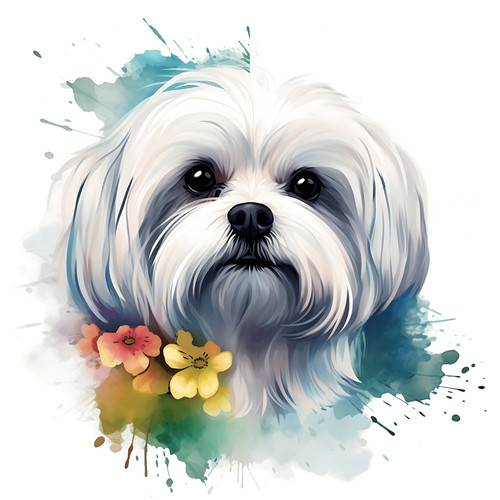 Adesivo auto maltese - , cani