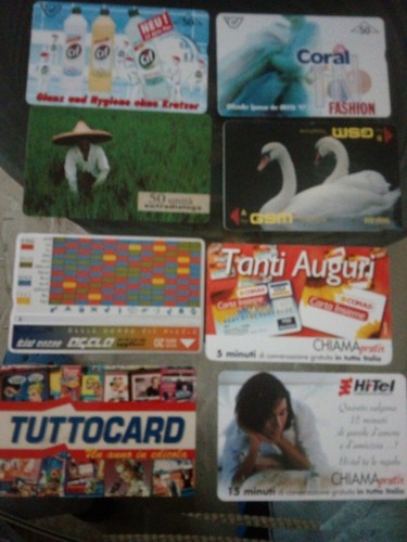 Carte telefoniche estere - carte,