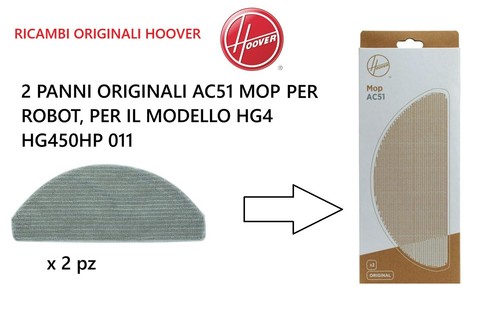 Panni mop originali hoover - originali,