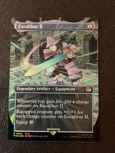 Excalibur borderless foil - excalibur,
