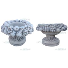 2 Vasi Vaso in cemento e marmo