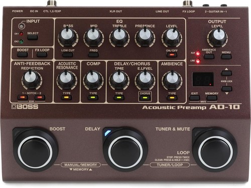 Boss acoustic preamp - ad,