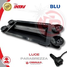 Luce direzionale BLU Parabrezza Vetro Polizia Carabinieri Finanza  Led Ventosa