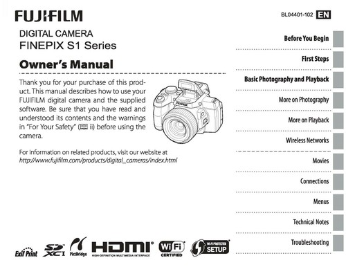Fujifilm manuale istruzioni - manuale,