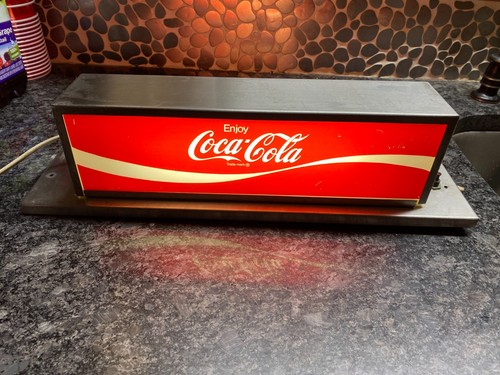 Luce insegna coca cola latta - coca,