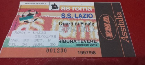 Biglietto calcio roma lazio - biglietto,