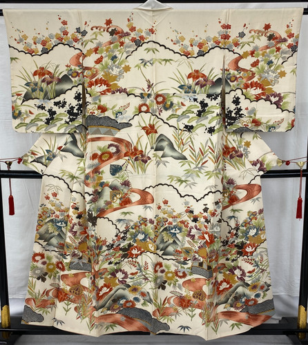 Kimono giapponese vintage - , seta