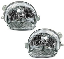 Kit fari in vetro trasparente