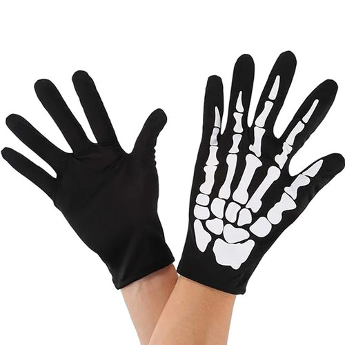 Guanti teschio halloween - guanti,