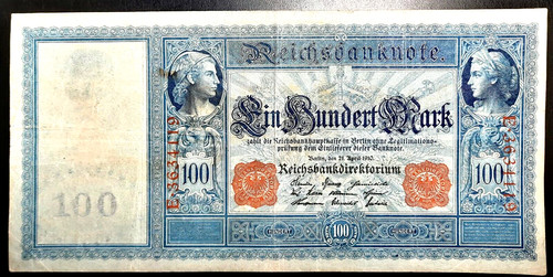Notgeld banconota 100 - banconota, marchi