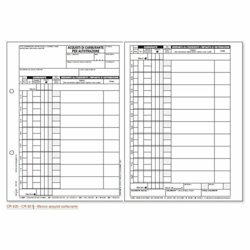 Schede blocco acquisto - blocco,